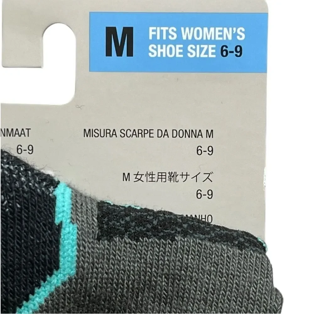 Harley-Davidson Men's Black and Teal Coolmax‎ Socks
